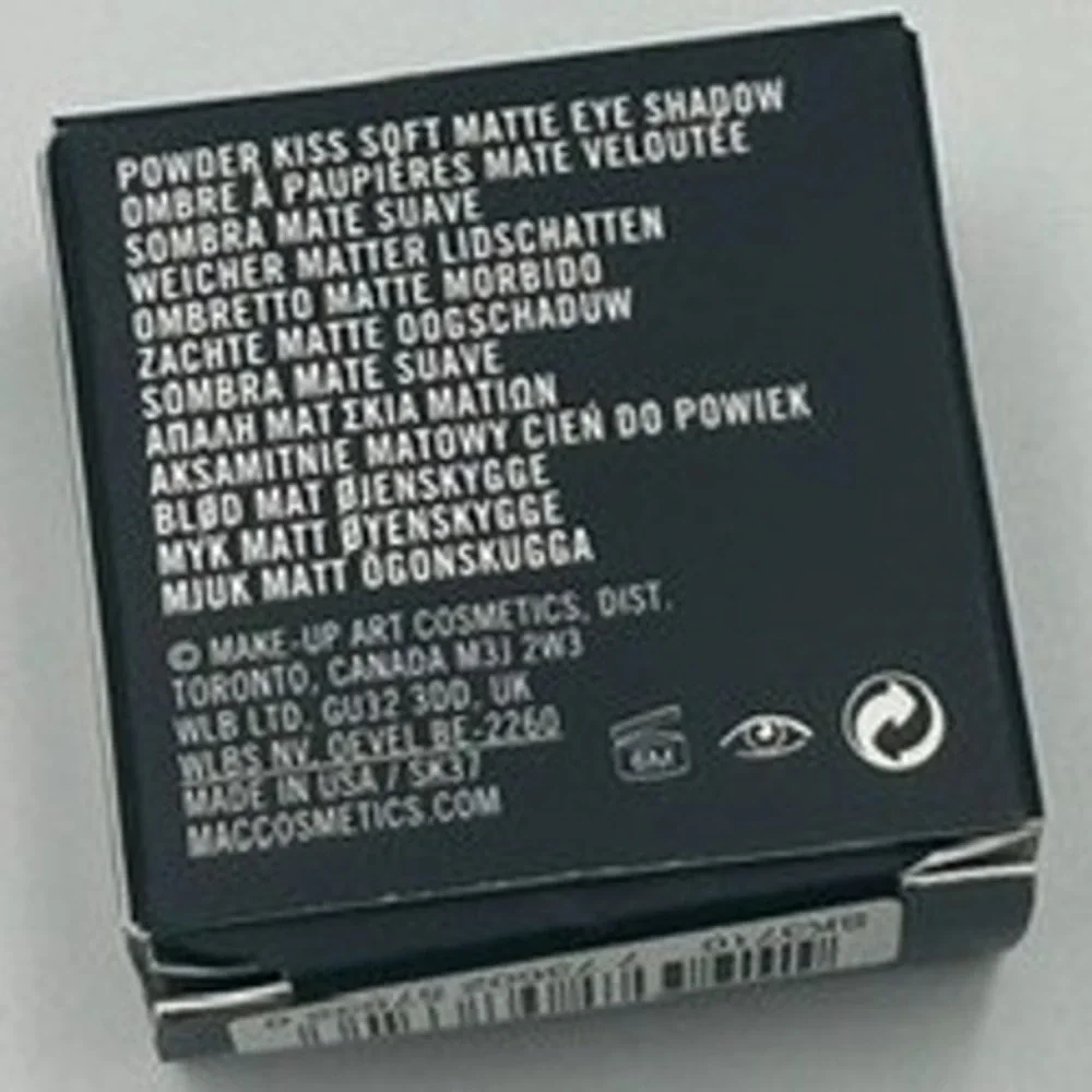 MAC Powder Kiss Soft Matte Eye Shadow - Give A Glam 0.05 oz